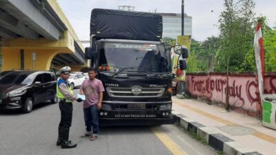 Dishub dan Polisi Bakal Tindak Tegas Truk Bertonase Besar yang Masuk Kota Pekanbaru