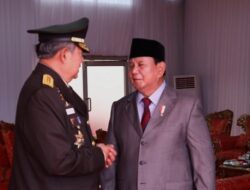 Momen Akrab Prabowo dan SBY di HUT Ke-78 TNI