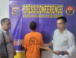 Polsek Singingi Gelar Konferensi Pers Kasus Penganiayaan