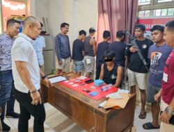 Tim Mata Elang Polres Kuansing Amankan Empat Pelaku Narkoba