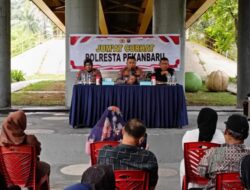 Tampung Keluhan Warga, Polresta Pekanbaru Gelar Jumat Curhat