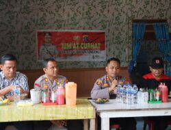 Polres Kuansing Gelar Jumat Curhat, Ajak Warga Kecamatan Pucuk Rantau Berkontribusi Dalam Pencegahan Karhutla