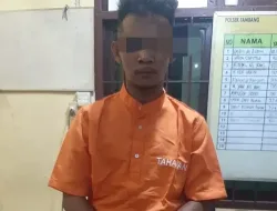 Terekam CCTV, Warga Desa Sawah Baru Diringkus Polisi
