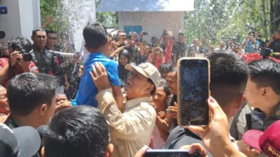 Warga Desa Pamubulan Banten Apresiasi Bantuan Sumber Air Prabowo: Kami Sangat Bahagia