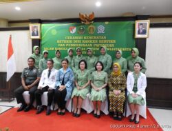 Sambut HUT Ke-25 Korem 051/Wkt Gelar Kegiatan Deteksi Dini Kangker Serviks
