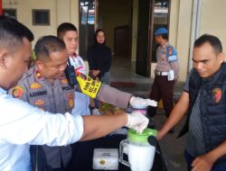 Polsek Tampan Gelar Pemusnahan Barang Bukti Sabu Seberat 1.949,75 Gram dan 1.904 Butir Pil Ektasy 