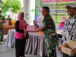 Babinsa Hadiri Kegiatan Pelatihan Pembuatan Sabun Cuci Piring