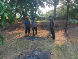 Patroli Larangan Membakar Sampah Babinsa Sasar Lingkungan Perumahan