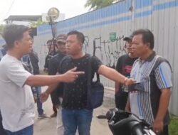 Diduga Diserobot PT NL, Ahli Waris 13 Hektar Tanah di Jalan Gaperta Dirikan Plank Kepemilikian