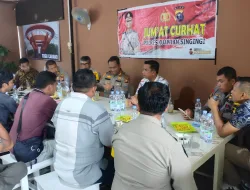 Sebagai Upaya Cooling System Jelang Pemilu 2024, Polres Kuansing Gelar Jumat Curhat Bersama Persatuan Batak Kuansing