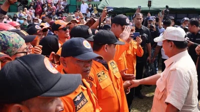 Prabowo Apresiasi Kerjasama Erat Semua Pihak Bantu Korban Erupsi Gunung Marapi