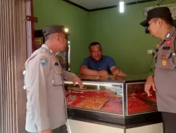 Sonsong Pemilu 2024, Polsek Perhentian Raja Gelar Patroli dan Himbau Pemilu Aman dan Damai