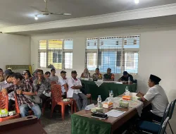 Bhabinkamtibmas Polsek Bukit Raya Hadiri Musrenbang Kelurahan Wonorejo Kecamatan Marpoyan Damai Kota Pekanbaru
