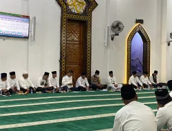 Malam Pergantian Tahun, Polres Kuansing Gelar Tabliqh Akbar dan Zikir untuk Palestina