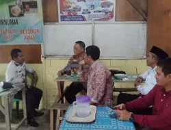 Cooling System Jelang Pemilu 2024, Kapolsek dan Kepala Puskesmas XIII Koto Kampar Bahas Masalah Stunting
