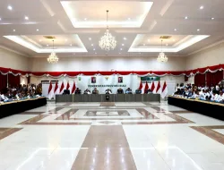 Kapolresta Pekanbaru Hadiri Rapat Koordinasi Persiapan Distribusi Pemilihan Umum Tahun 2024