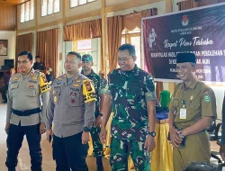 Kapolres Siak Tinjau Gudang Logistik Pemilu di 2 Kecamatan