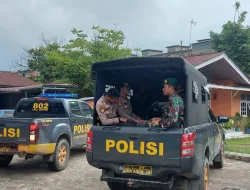 Jaga Situasi Kamtibmas Tetap Aman dan Kondusif, TNI/Polri dan Sat Pol PP Kabupaten Pelalawan Lakukan Patroli Rutin di Lokasi Keramaian