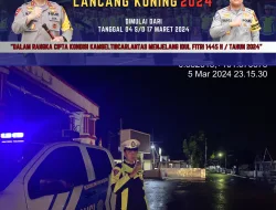 Patroli Blue Light Satgas Preventif Operasi Keselamatan Lancang Kuning 2024