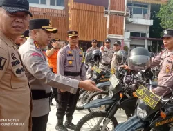 Kapolresta Pekanbaru Pimpin Apel Kesiapsiagaan Penanggulangan Karhutla 2024