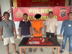 Satresnarkoba Polres Kuansing Berhasil Mengungkap Kasus Penyalahgunaan Narkotika Jenis Sabu