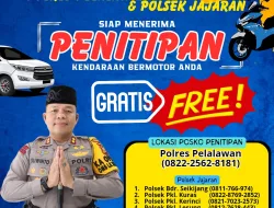 Ciptakan Rasa Aman Saat Mudik, Polres Pelalawan dan Polsek Jajaran Sediakan Penitipan Kendaraan Bermotor Masyarakat