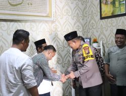 Jelang Pelaksanaan Pilkada, AKBP Suwinto SH SIK Jalin Silaturahmi dengan Ketua KPU Kabupaten Pelalawan
