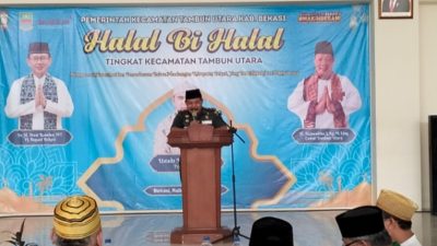 Kompaknya Danramil Bersama Kapolsek Tambun Silaturahmi Dengan Aparat Pemerintah Kecamatan Tambun Utara