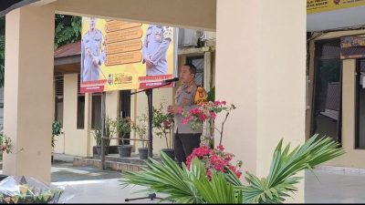 Kapolresta Pekanbaru Resmikan Nomenklatur Polsek Tampan Menjadi Polsek Binawidya