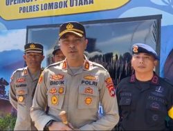 Imbangi Pengamanan WWF di Bali, Kapolres Lombok Utara Tinjau Pengamanan di Pelabuhan Bangsal