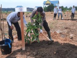 Kapolresta Pekanbaru Laksanakan Penanaman Pohon Bersama Anggota Apeksi dan Delegasi