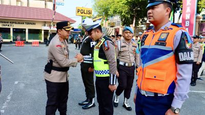 Bangun Kesadaran Berlalu Lintas, Kapolresta Pekanbaru Pimpin Apel Gelar Operasi Patuh LK 2024
