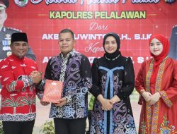 Pisah Sambut Kapolres Pelalawan, AKBP Suwinto: Terima Kasih Masyarakat Pelalawan dan Selamat Bertugas AKBP Afrizal Asri