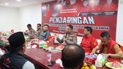 Dalam Rangka Cooling System Pilkada Serentak Tahun 2024, Kapolres Silaturahmi Kepada Pengurus DPC Partai PDI-P Kabupaten Pelalawan
