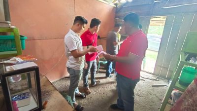 Kapolsek Cerenti Cek TKP Dugaan Penampung Emas Hasil PETI