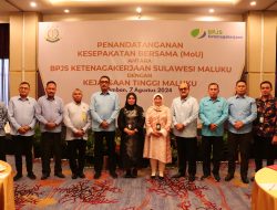 Kejati Maluku Perpanjang MoU Dengan BPJS Ketenagakerjaan