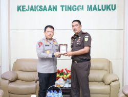 Kajati Terima Silaturahmi Kapolda Maluku