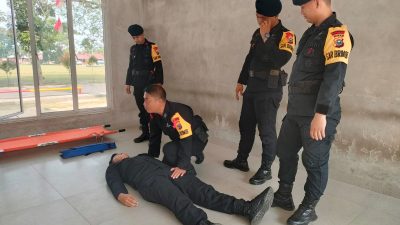 Sub Satgas SAR Satuan Brimob Polda Riau OMP LK  2024 Gelar PPGD