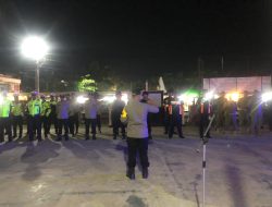 Operasi Mantap Praja Lancang Kuning 2024, Polres Kuansing Gelar Patroli Sinergitas TNI Polri Blue Light