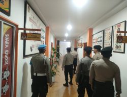 Personel Subsatgas PAM OMP LK-2024 Siaga di Kantor Bawaslu Riau