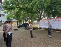 Dalam Rangka OMP LK 2024, Polres Kuansing Laksanakan Pengecekan Preventif Pengamanan di Kantor Bawaslu