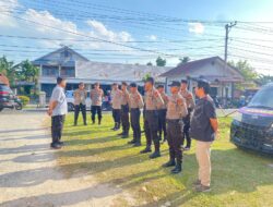 Antisipasi Gangguan Kamtibmas, Subsatgas PAM Patroli dan Pengamanan di Lokasi Kampanye