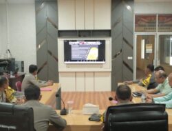 Polres Kuansing Ikuti Vidcon Audit Kinerja Itwasda Polda Riau dalam Taklimat Awal Tahap II TA 2024