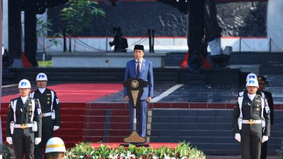 Presiden Jokowi Pimpin Upacara Hari Kesaktian Pancasila di Lubang Buaya, Kapolri Turut Mendampingi