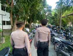 Personil Subsatgas PAM Lakukan Pengamanan 24 Jam Kepada Kantor Penyelenggara Pilkada