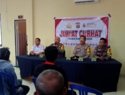 Dengar Aspirasi Masyarakat, Polresta Pekanbaru Gelar Jumat Curhat di Kecamatan Rumbai 