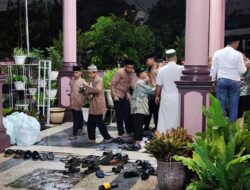 Personel Subsatgas Intelijen OMP LK 2024 Lakukan Pengamanan Doa Bersama Cagub Nomor Urut 03