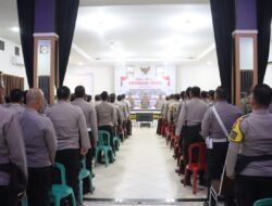 Begini Cara Polres Pelalawan Tingkatkan Kemampuan Personil Dalam Pengamanan TPS Pilkada 2024