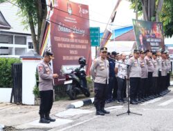 Dalam Rangka Cooling System Pilkada 2024, Kapolres Kuansing Pimpin Pengamanan Kampanye Rapat Umum Paslon Cabup-Cawabup 