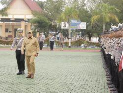 Pimpin Apel Gelar Pasukan Ops Lilin LK 2024, Wakil Bupati Siak Sampaikan Amanat Kapolri